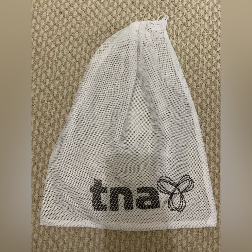 Aritizia TNA White Mesh Laundry bag